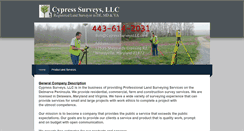 Desktop Screenshot of cypresssurveysllc.com